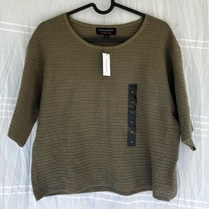 NWT banana republic knit short sleeve top medium